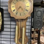 Hermle Alman Mekanizmalı Duvar Saati – 2 Ağırlıklı Kurmalı Sarkıt Saat 73x30 cm