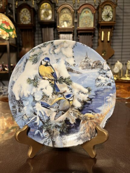 Hutschenreuther Bavaria Koleksiyon Tabak – “Blaumeisen zwischen Tannenzweigen” – Sınırlı Üretim