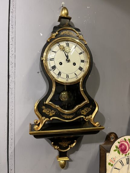 Antika Fransız Tarzı Sarkaçlı Duvar Saati (Kurmalı Mekanizma)