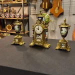 İtalyan Bronz Saat Takımı